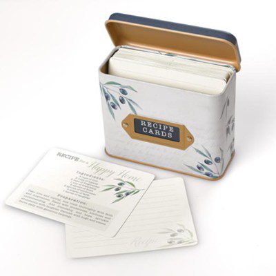 Taste & See That the Lord is Good Recipe Box Tin