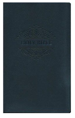NKJV Comfort Print Holy Bible, Soft Touch Edition, Imitation Leather, Black