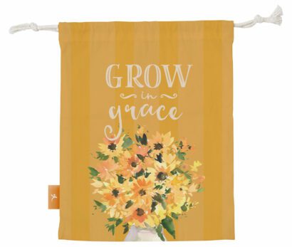 Grow In Grace (Large Drawstring Bag)