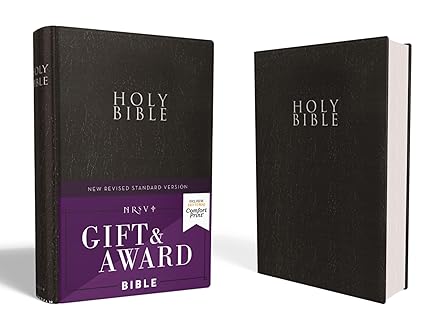 New Revised Standard Bible, Black, Leather-Look: Gift & Award Bible Paperback