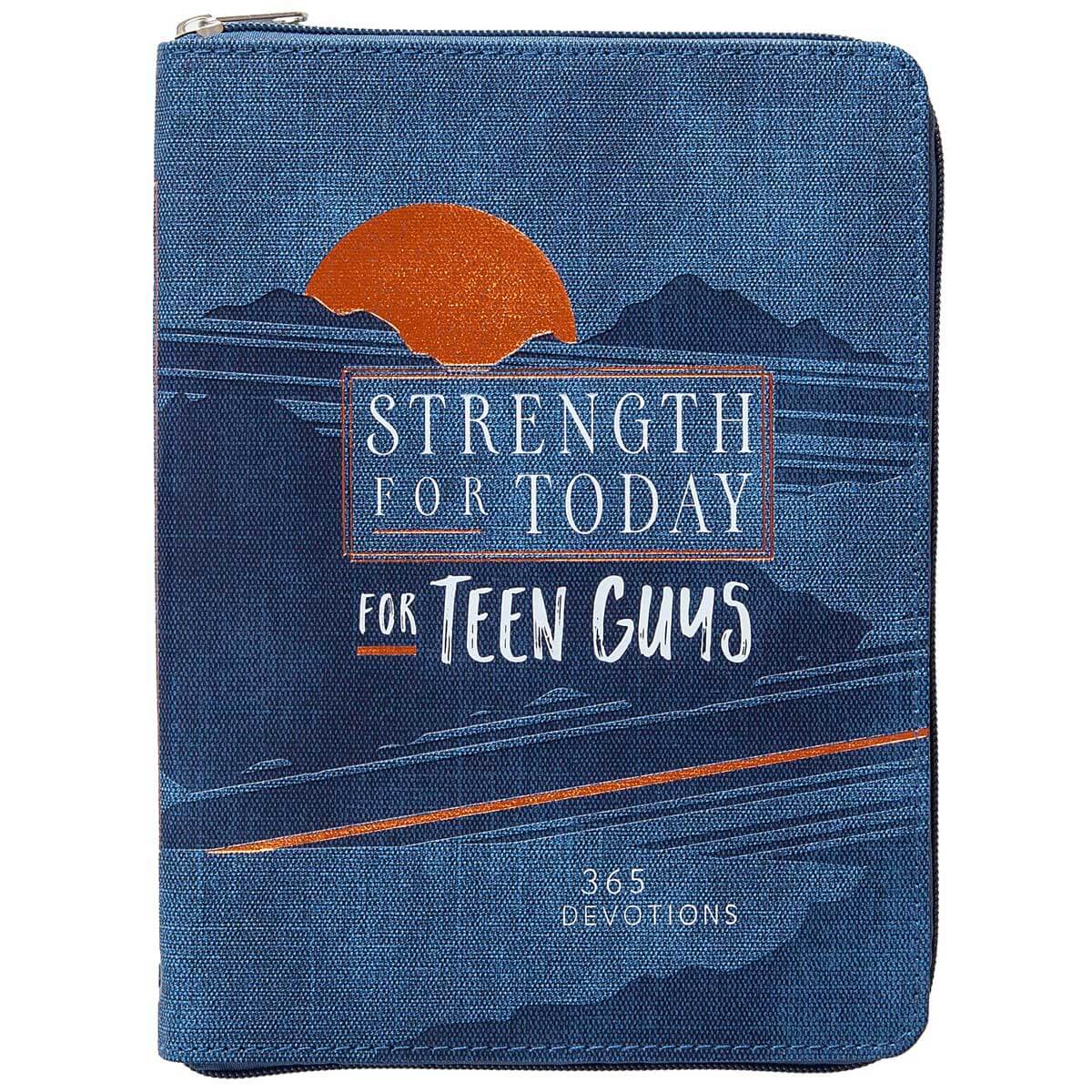 Strength For Today For Teen Guys: 365 Devotions (Ziparound Devotionals)(Imitation Leather)