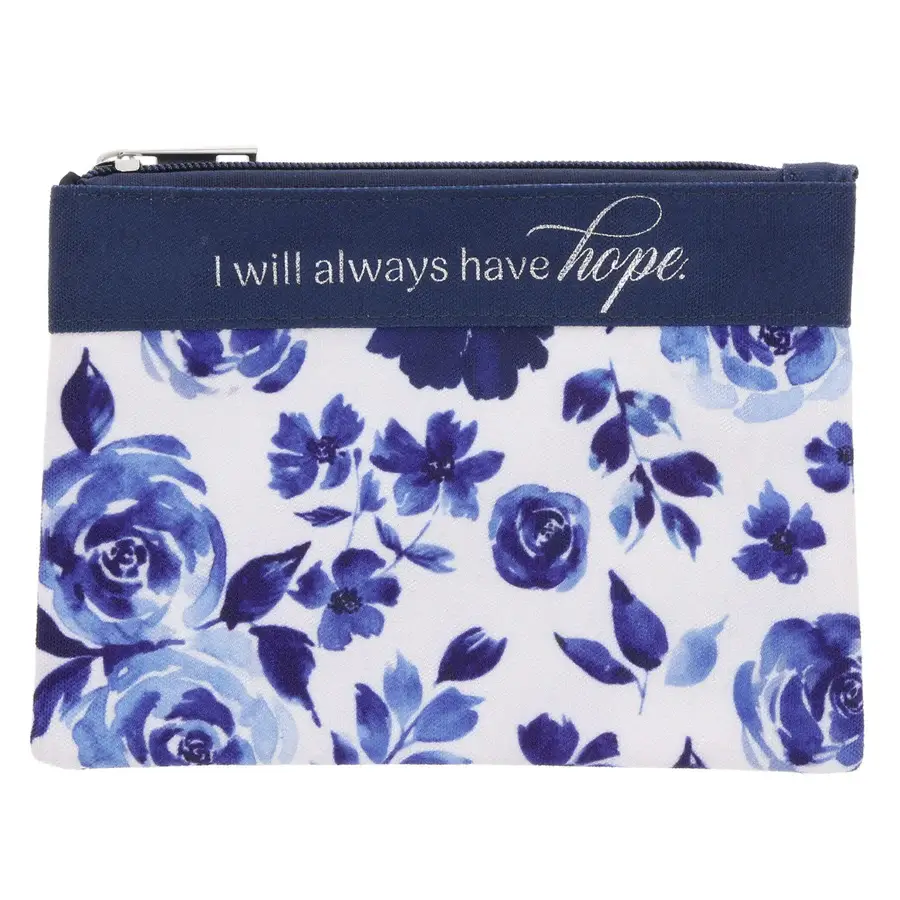 I Will Always Have Hope Canvas Zipper Pouch