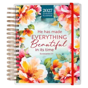 2027 Diary - 18-Month Planner for Women - Everything Beautiful - Wirebound